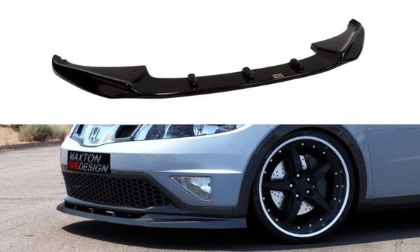 Maxton Front Splitter Honda Civic Mk8 (Facelift) - Gloss Black