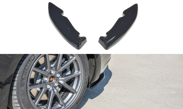 Maxton Rear Side Splitters Tesla Model 3 - Gloss Black