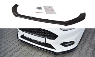 Maxton Front Splitter V.2 Ford Fiesta Mk8 St / St-Line - Gloss Black