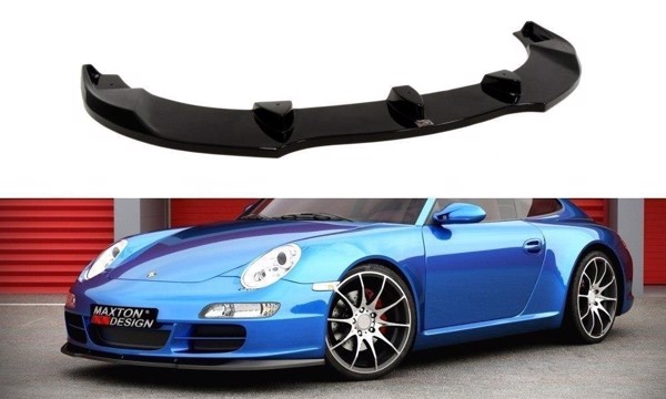 Maxton Front Splitter Porsche 911 Carrera 997.1 - Gloss Black