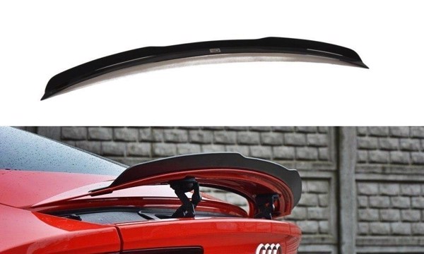 Maxton Spoiler Extension Audi A7 S-Line (Facelift) - Gloss Black