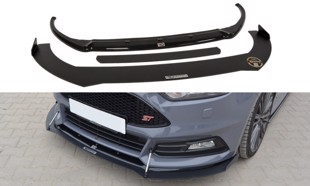 Maxton Hybrid Front Splitter V.2 Ford Focus St Mk3 Fl