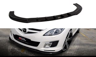 Maxton Front Splitter Mazda 6 Mk2 (For Dynamic Sport Version) - Gloss Black