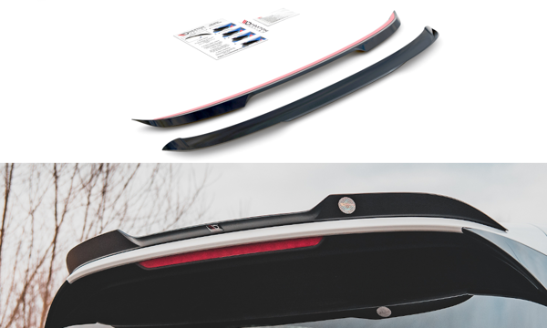 Maxton Spoiler Cap V.2 Volkswagen Golf 8 Gti - Gloss Black