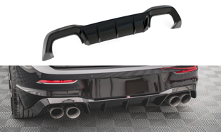 Maxton Rear Valance V.1 Volkswagen Golf R Mk8 - Gloss Black