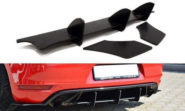 Maxton VW Golf VI Gti / 35Th Rear Valance & Rear Side Splitters