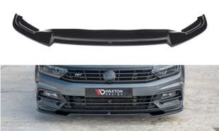 Maxton Front Splitter V.2 Volkswagen Passat R-Line B8 - Gloss Black