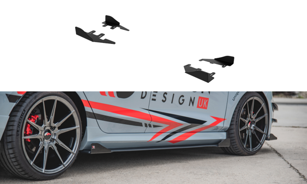 Maxton Side Flaps Ford Fiesta Mk8 St / St-Line - Gloss Flaps