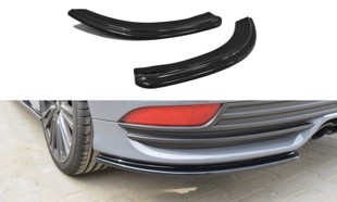 Maxton Rear Side Splitters Ford Focus St Mk3 Fl - Gloss Black