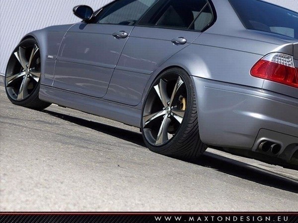 Maxton Side Skirts BMW 3 E46 - 4 Door Saloon < M3 Look >