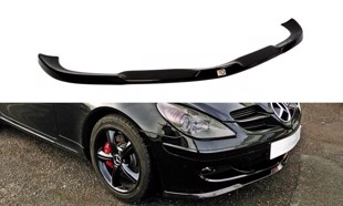 Maxton Front Splitter Mercedes Slk R171 Standard Bumper - Gloss Black