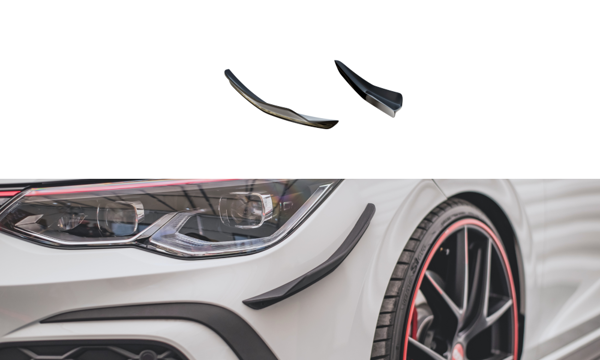 Maxton Front Bumper Wings (Canards) Volkswagen Golf 8 Gti