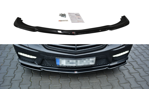 Maxton Front Splitter V.1 Mercedes-Benz E63 Amg W212  - Gloss