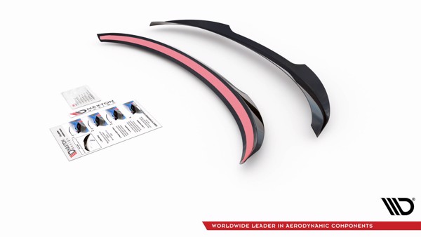 Maxton Spoiler Cap Ford Focus St-Line Estate Mk4 - Gloss Black