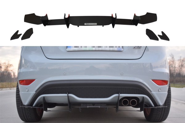 Maxton Rear Diffuser V.2 Ford Fiesta Mk7 St Fl