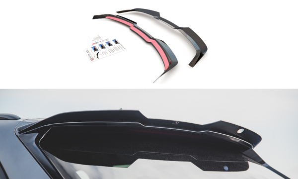 Maxton Spoiler Cap V.2 Audi RS6 C8 - Gloss Black