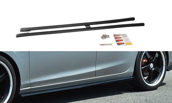 Maxton Side Skirts Diffusers Mazda 6 Gj (Mk3) Wagon - Gloss Black