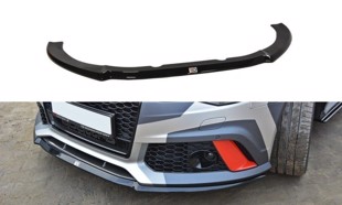 Maxton Front Splitter V.2 Audi RS6 C7 / C7 Fl - Gloss Black