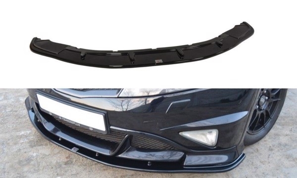 Maxton Front Splitter Honda Civic VIii Type R Gp - Gloss Black