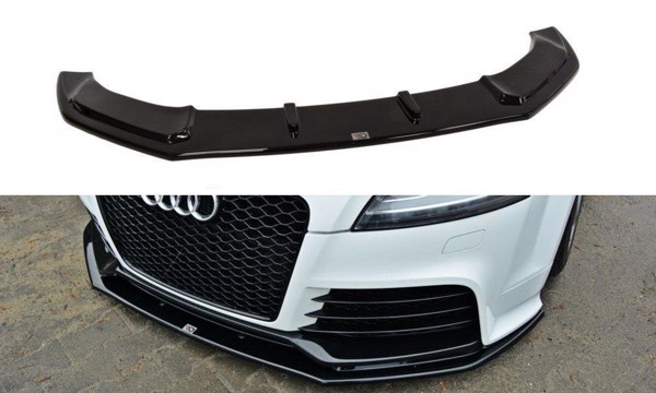 Maxton Front Splitter V.1 Audi TT RS 8J - Gloss Black