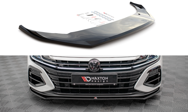 Maxton Front Splitter V.3 Volkswagen Arteon R - Gloss Black