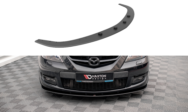 Maxton Street Pro Front Splitter Mazda 3 Mps Mk1 - Black