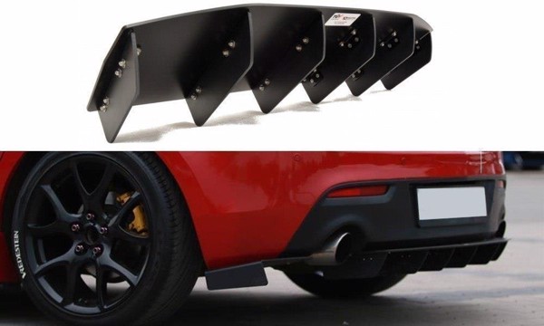 Maxton Rear Diffuser Mazda 3 Mk2 Mps