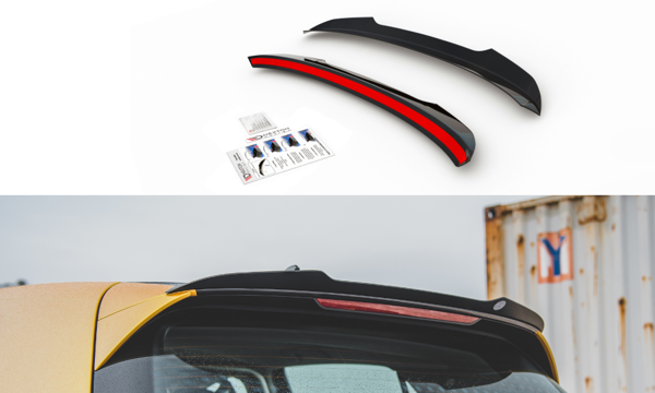 Maxton Spoiler Cap V.1 VW Golf 8 - Gloss Black