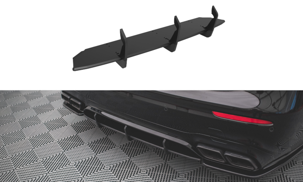 Maxton Street Pro Rear Diffuser Mercedes-Benz E63 Amg Estate/Sedan S213/W213 - Black