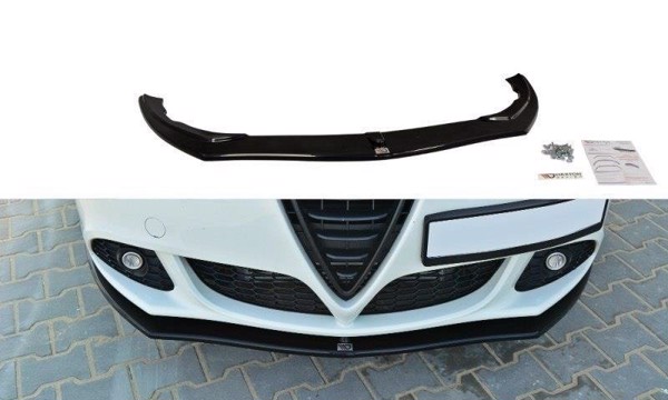 Maxton Front Splitter V.1 Alfa Romeo Giulietta - Gloss Black