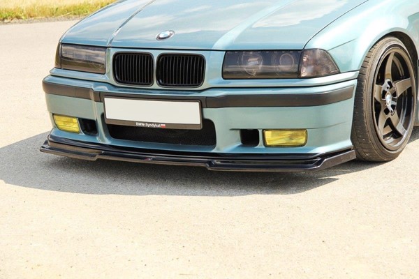 Maxton Front Splitter V.1 BMW M3 E36 - Gloss Black