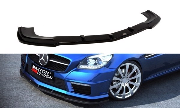 Maxton Front Splitter Mercedes Slk R172 Standard/Amg - Gloss Black