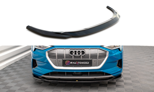 Maxton Front Splitter V.1 Audi E-Tron - Gloss Black