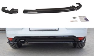 Maxton Rear Side Splitters Renault Megane Mk4 Hatchback - Gloss Black