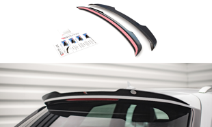 Maxton Spoiler Cap Audi Q3 8U Facelift - Gloss Black