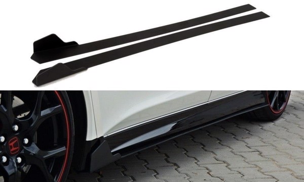 Maxton Racing Side Skirts Diffusers Honda Civic Ix Type R