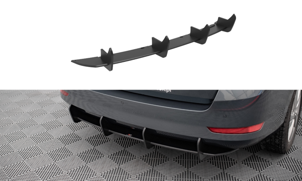 Maxton Street Pro Rear Diffuser Skoda Fabia Combi Mk3 Facelift - Black