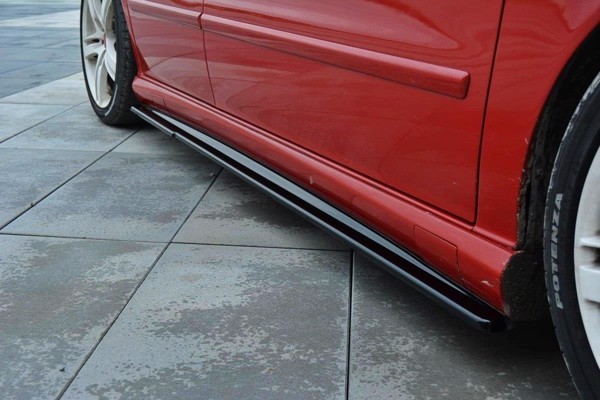 Maxton Side Skirts Diffusers Seat Leon Mk1 Cupra - Gloss Black