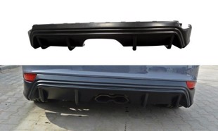 Maxton Rear Valance Ford Focus St Mk3 Fl (RS-Look) - Gloss Black