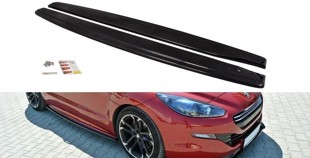 Maxton Side Skirts Diffusers Peugeot Rcz - Gloss Black