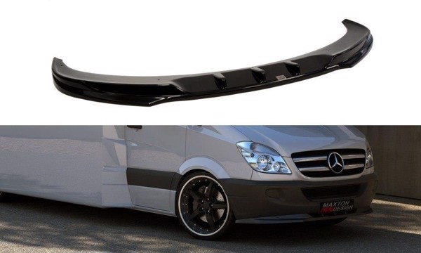 Maxton Front Splitter Mercedes Sprinter Mk2  - Gloss Black