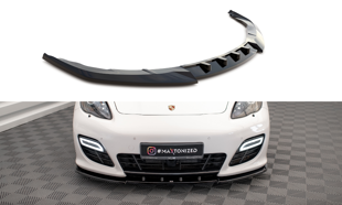 Maxton Front Splitter V.1 Porsche Panamera Turbo Sport Design Package 970 - Gloss Black