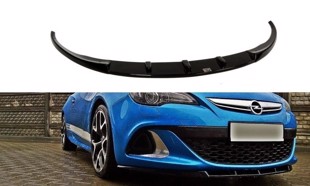 Maxton Front Splitter Opel Astra J Opc / Vxr Nurburg - Gloss Black