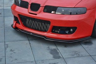 Maxton Front Splitter V.1 Seat Leon Mk1 Cupra - Gloss Black