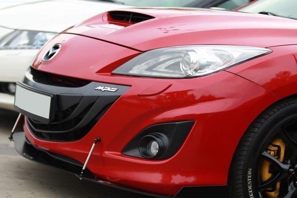 Maxton Front Racing Splitter Mazda 3 Mk2 Mps