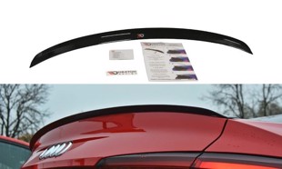 Maxton Spoiler Cap Audi A5 S-Line F5 Coupe - Gloss Black