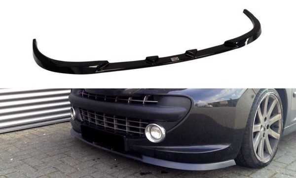 Maxton Front Splitter Peugeot 207 Preface Model - Gloss Black