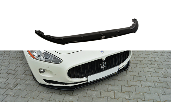 Maxton Front Splitter Maserati Granturismo 2007-2011 - Gloss Black