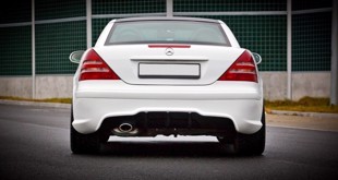 Maxton Rear Bumper Mercedes Slk R170 Amg204 Look - Not primed