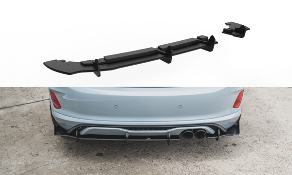 Maxton Racing Durability Rear Valance Ford Fiesta Mk8 St  - Black